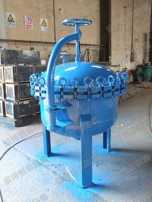 鋼襯塑快開(kāi)式壓濾罐